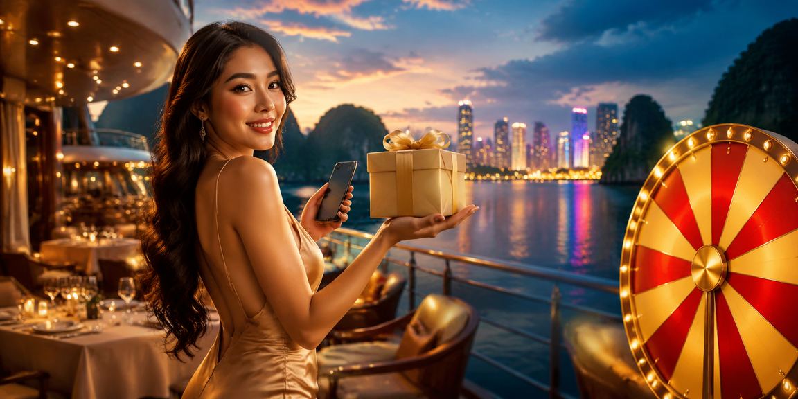 Trải nghiệm roulette trực tuyến với cảnh Vịnh Hạ Long