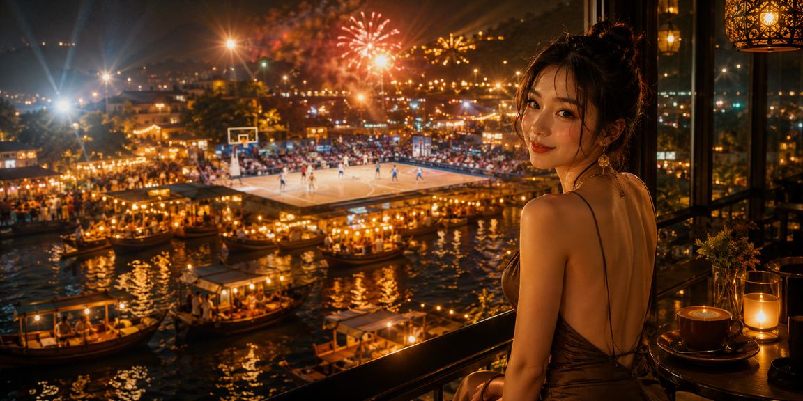 Người chơi cá cược bóng rổ tại Phú Quốc với cà phê Việt Nam